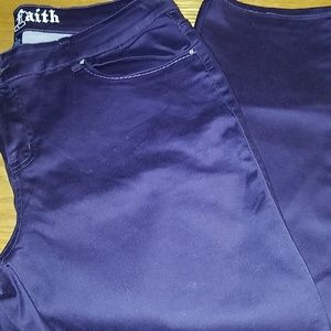 Faith Women's Purple Jeans